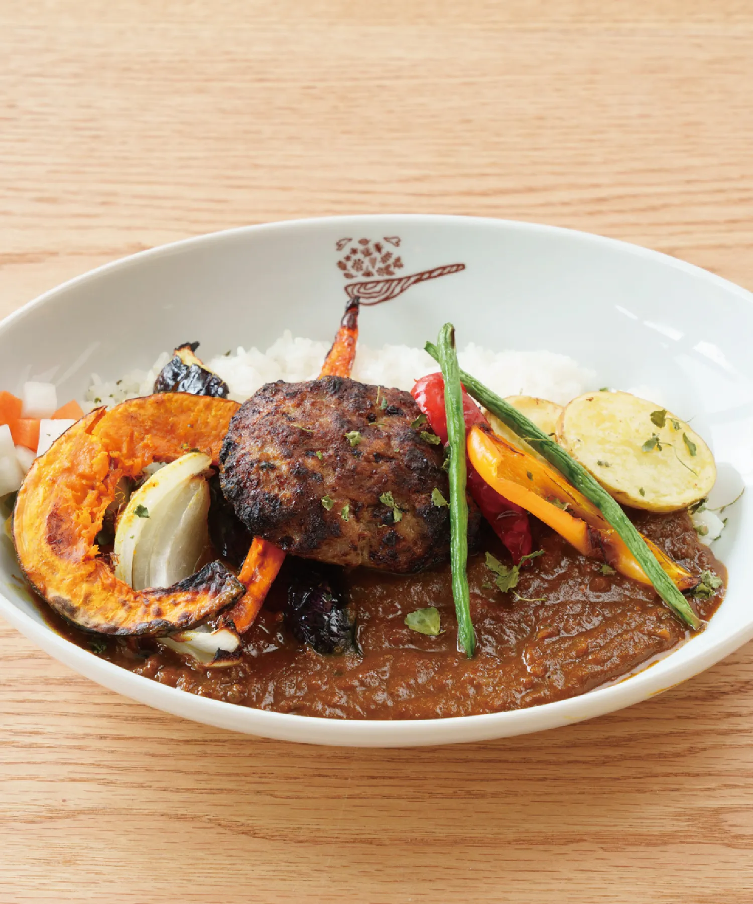 手ごねハンバーグカレー